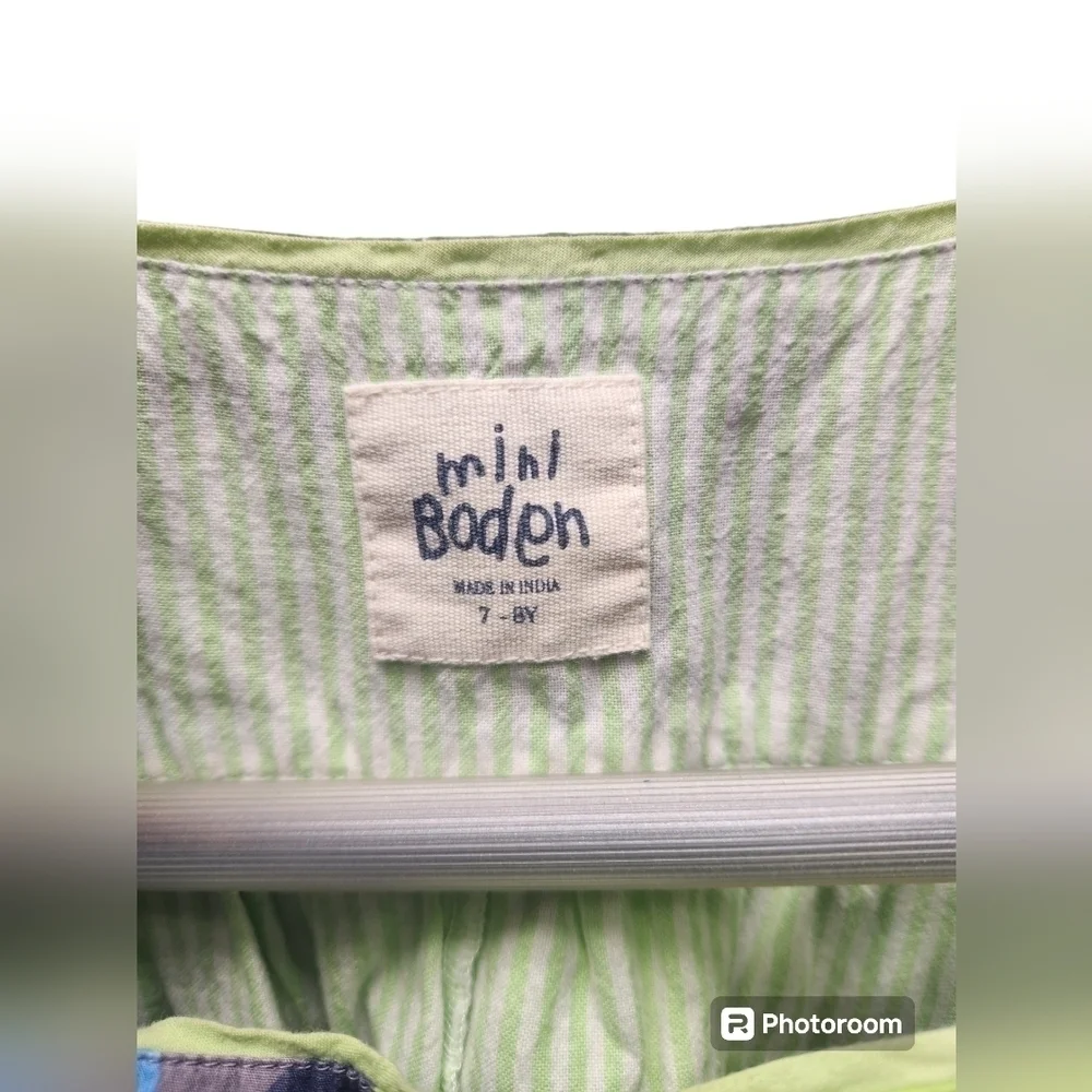 Mini Boden Floral Pinafore sz. 7-8